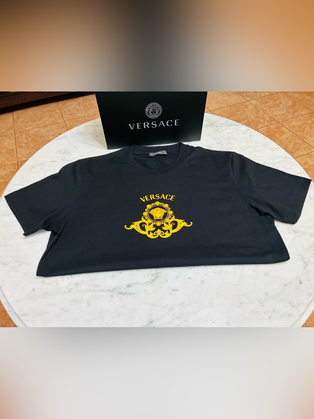 Versace Printed Cotton-Jersey Slim T-Shirt